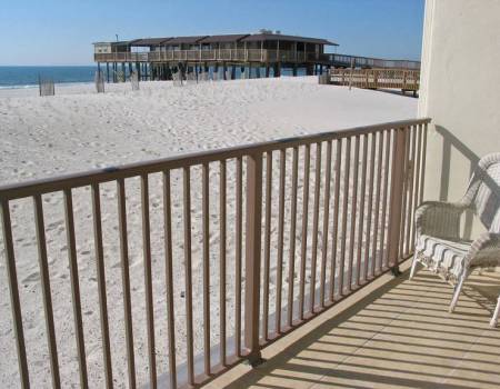 Balcony view from Island Shores condos