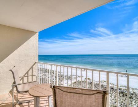 Beach view from the Seacrest condos