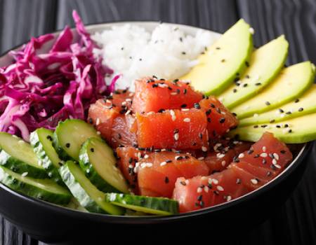 tuna poke bowl